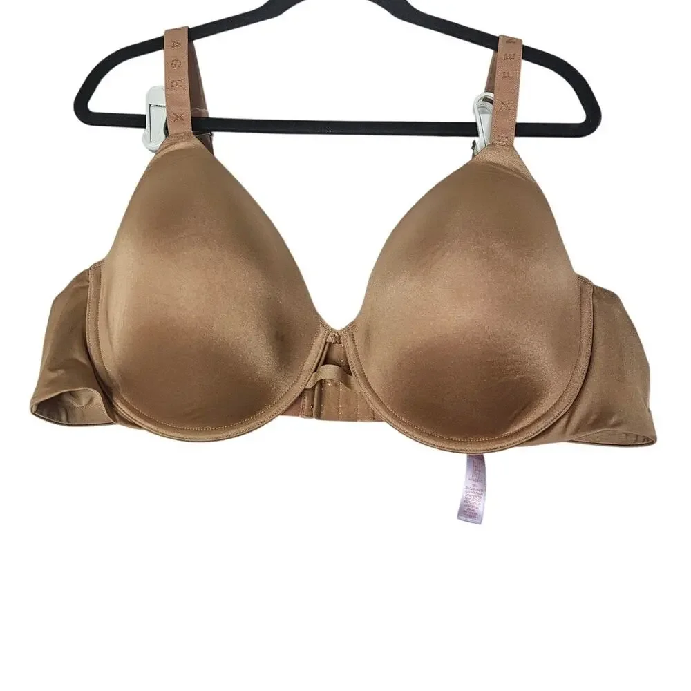 NEW Savage Fenty 46DD Microfiber T-Shirt Bra Brown Nude Underwire Comfort